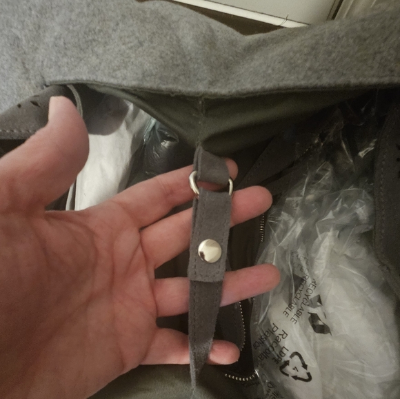 🥳SOLD🥳Johnny Was Elodie Laser Cut Suede Leather Fringe Shoulder Hobo Bag - Picture 10 of 15